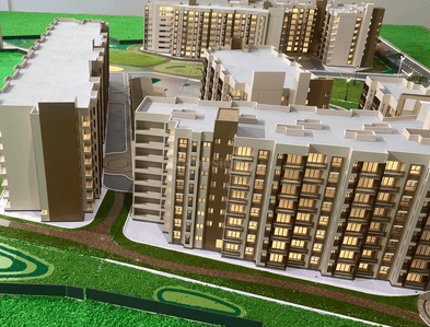 Image of 1645 Sq.ft 3 BHK Apartment / Flat for sale in Bren Park City, Electronic City, Bengaluru for Rs. 17200000