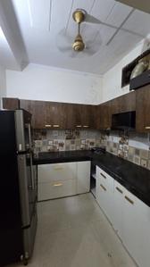 Kitchen Image of 1080 Sq.ft 3 BHK Builder Floor for rent in Sector 15 Dwarka New Delhi for Rs. 30000