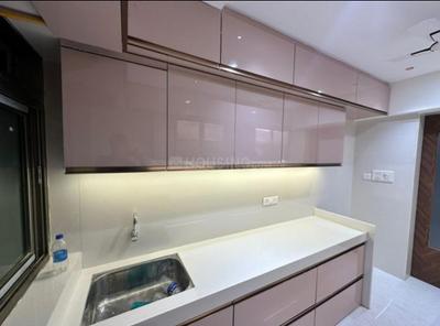 Kitchen Image of 600 Sq.ft 1 BHK Apartment / Flat for rent in Sree Sai Aspire, Kandivali West Mumbai for Rs. 32000