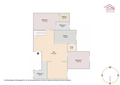 Image of 1210 Sq.ft 2 BHK Apartment / Flat for sale in GR Shrushti by GR Constructions, Choodasandra, Bengaluru for Rs. 14250000