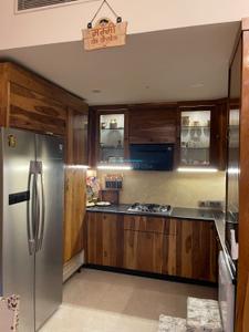 Kitchen Image of 1380 Sq.ft 2 BHK Apartment / Flat for rent in Supertech Supernova, Sector 94 Noida for Rs. 65000