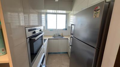 Kitchen Image of 700 Sq.ft 1 BHK Apartment / Flat for rent in Hiranandani Regent Hill A B C D And E Wing, Powai Mumbai for Rs. 68000