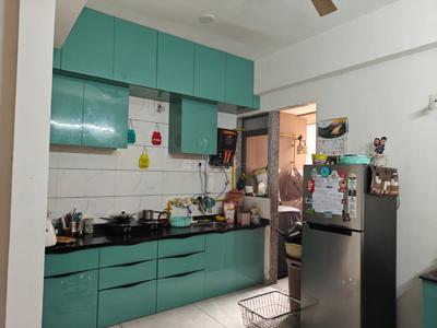 Kitchen Image of 1650 Sq.ft 3 BHK Apartment / Flat for sale in Aryaman Glory, Tragad Ahmedabad for Rs. 6800000