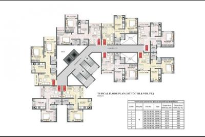 Floor Plan Image of 400 Sq.ft 1 RK Apartment / Flat for sale in Panvelkar Estate Greenford, Badlapur West Badlapur for Rs. 1650000