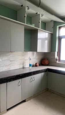 Kitchen Image of 1200 Sq.ft 3 BHK Apartment / Flat for rent in Omaxe Shubhangan, Kherka Musalman Bahadurgarh for Rs. 15000