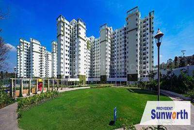 Image of 1082 Sq.ft 3 BHK Apartment / Flat for sale in Provident Sunworth City, Kambipura, Bengaluru for Rs. 9900000