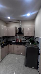 Kitchen Image of 750 Sq.ft 1 BHK Builder Floor for rent in Sector 52 Gurgaon for Rs. 38500