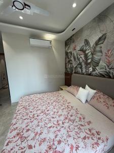 Bedroom Image of 1300 Sq.ft 1 BHK Builder Floor for rent in Sector 55 Gurgaon for Rs. 42000