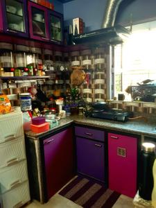 Kitchen Image of 910 Sq.ft 2 BHK Builder Floor for sale in Haltu Kolkata for Rs. 5200000
