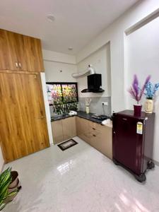 Kitchen Image of 851 Sq.ft 1 BHK Apartment / Flat for rent in Scheme 78 Indore for Rs. 21000