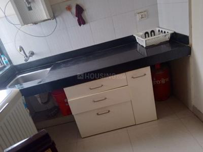 Kitchen Image of 732 Sq.ft 1 BHK Apartment / Flat for rent in K Raheja Vista Phase 3, Mohammed Wadi Pune for Rs. 18000