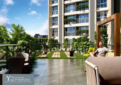 Balcony Image of 674 Sq.ft 1 BHK Apartment / Flat for sale in Dombivli East Thane for Rs. 3700000