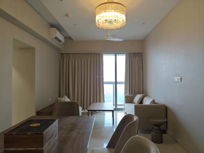 Living Room Image of 1200 Sq.ft 3 BHK Apartment / Flat for rent in Piramal Aranya, Byculla Mumbai for Rs. 170000