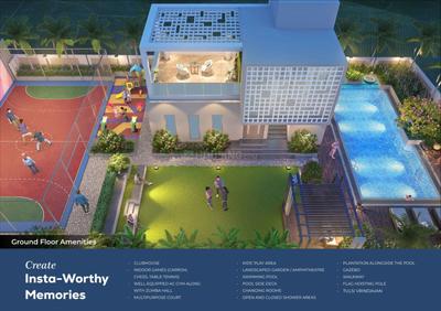 Image of 1398 Sq.ft 3 BHK Apartment / Flat for sale in WJV Sai Aura, Pimple Saudagar, Pune for Rs. 15900000