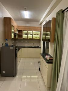 Kitchen Image of 719 Sq.ft 1 BHK Apartment / Flat for rent in Sobha Dream Gardens, Thanisandra Bengaluru for Rs. 35000