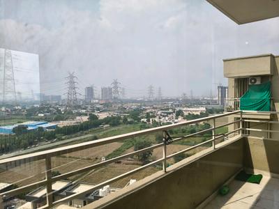Bedroom Two Image of 743 Sq.ft 3 BHK Apartment / Flat for rent in Pyramid Infinity, Sector 70 Gurgaon for Rs. 26000