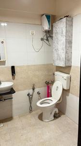 Bathroom Image of 850 Sq.ft 1 BHK Apartment / Flat for rent in Applewoods Satyesh Residency, Shela Ahmedabad for Rs. 21500