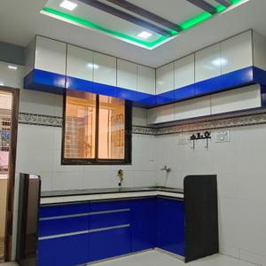 Kitchen Image of 1100 Sq.ft 2 BHK Apartment / Flat for rent in Dindoli Surat for Rs. 15000