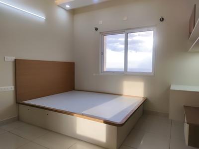 Bedroom Image of 1250 Sq.ft 3 BHK Apartment / Flat for rent in Prestige Jindal City, Anchepalya Bengaluru for Rs. 45000