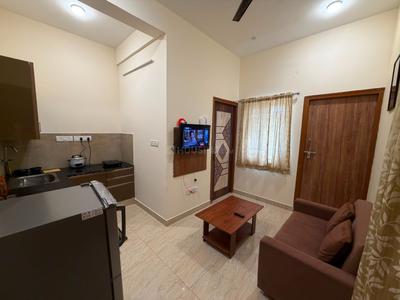 Kitchen Image of 500 Sq.ft 1 BHK Builder Floor for rent in Choodasandra Bengaluru for Rs. 25000
