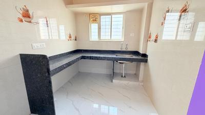 Kitchen Image of 950 Sq.ft 2 BHK Apartment / Flat for rent in Bhugaon Pune for Rs. 16000