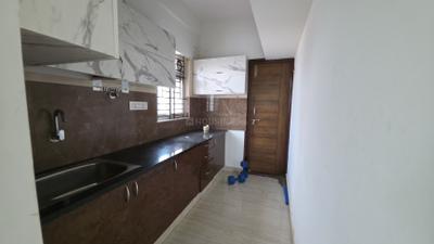 Kitchen Image of 500 Sq.ft 1 BHK Independent House for rent in Harlur Bengaluru for Rs. 26000