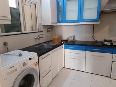 Kitchen Image of 1550 Sq.ft 3 BHK Apartment / Flat for rent in Hiranandani Estate Thane for Rs. 80000