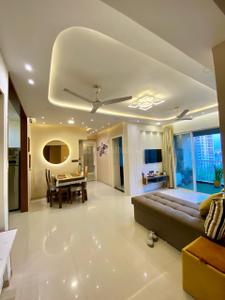 Hall Image of 1400 Sq.ft 3 BHK Apartment / Flat for rent in Alembic Alchemy Veda, Chhani Jakat Naka Vadodara for Rs. 40000