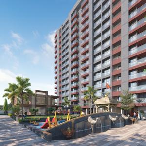 Image of 1260 Sq.ft 2 BHK Apartment / Flat for sale in Dindoli, Surat for Rs. 3340000