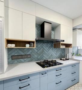 Kitchen Image of 1552 Sq.ft 3 BHK Apartment / Flat for sale in Moosapet Hyderabad for Rs. 8300000