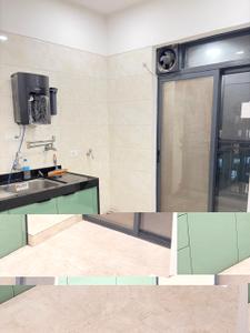 Kitchen Image of 1250 Sq.ft 3 BHK Apartment / Flat for rent in Rama Metro Life Maxima Residences, Tathawade Pune for Rs. 33000