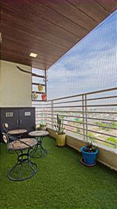 Balcony Image of 1105 Sq.ft 2 BHK Apartment / Flat for rent in Jagatpura Jaipur for Rs. 30000