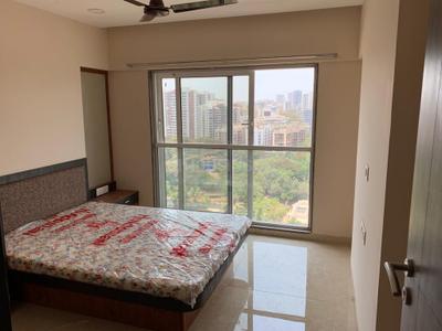 Bedroom Image of 550 Sq.ft 1 BHK Apartment / Flat for rent in Srishti Harmony, Powai Mumbai for Rs. 60000