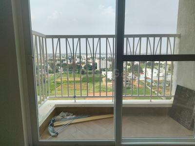 Balcony Image of 664 Sq.ft 1 BHK Apartment / Flat for rent in Eden Park At The Prestige City, Sarjapur Bengaluru for Rs. 30000