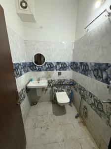 Bathroom Image of 1300 Sq.ft 3 BHK Independent House for rent in Bhawrasla Indore for Rs. 18000