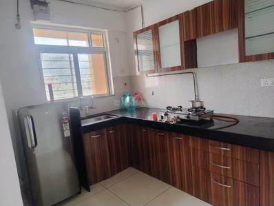 Kitchen Image of 1127 Sq.ft 2 BHK Apartment / Flat for rent in Elpro The Metropolitan, Chinchwad Pune for Rs. 35000