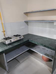 Kitchen Image of 640 Sq.ft 1 BHK Apartment / Flat for rent in Adani Pratham Phase 2, Vaishno Devi Circle Ahmedabad for Rs. 16000