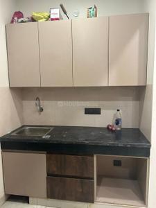 Kitchen Image of 690 Sq.ft 1 RK Independent House for rent in Eta I Greater Noida for Rs. 16000