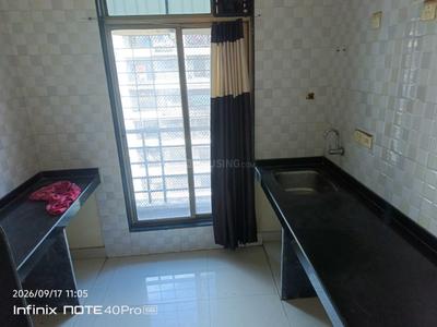 Kitchen Image of 735 Sq.ft 1 BHK Apartment / Flat for rent in Gami Amar Harmony, Taloja Navi Mumbai for Rs. 15500