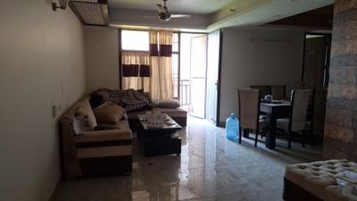Living Room Image of 1880 Sq.ft 3 BHK Apartment / Flat for rent in Arocon Golf Ville, Crossings Republik Ghaziabad for Rs. 30000