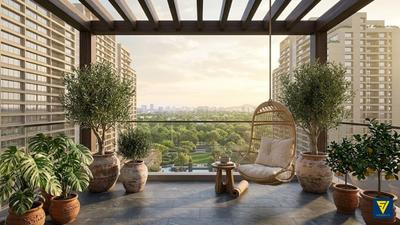 Balcony Image of 2100 Sq.ft 3 BHK Apartment / Flat for sale in Ambuja Utalika Luxury, Mukundapur Kolkata for Rs. 26800000