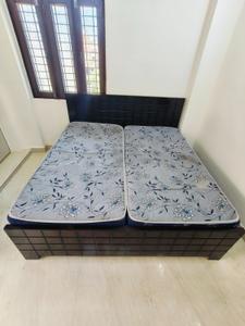 Bedroom Image of 800 Sq.ft 2 BHK Builder Floor for rent in New Ashok Nagar New Delhi for Rs. 22000