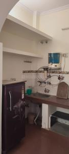 Kitchen Image of 950 Sq.ft 1 BHK Builder Floor for rent in Gamma II Greater Noida for Rs. 18000
