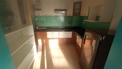 Kitchen Image of 1350 Sq.ft 3 BHK Apartment / Flat for rent in Gini Sanskruti, Hadapsar Pune for Rs. 30000