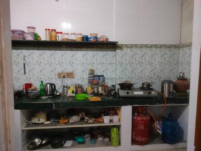 Kitchen Image of 750 Sq.ft 2 BHK Builder Floor for rent in Pratap Nagar Jaipur for Rs. 14000