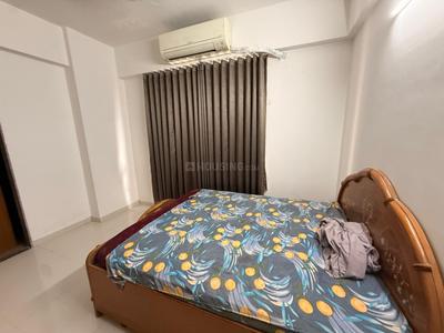 Bedroom Image of 1250 Sq.ft 3 BHK Apartment / Flat for rent in Shree Sharanam Sky, Sargasan Gandhinagar for Rs. 40000