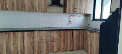 Kitchen Image of 1290 Sq.ft 2 BHK Apartment / Flat for rent in Sakar Elite Apex, Mahalakshmi Nagar Indore for Rs. 30000
