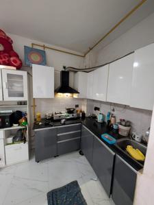 Kitchen Image of 810 Sq.ft 2 BHK Apartment / Flat for sale in Chandan Hola New Delhi for Rs. 4800000