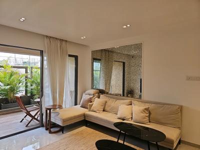 Living Room Image of 1494 Sq.ft 3 BHK Apartment / Flat for rent in Wellington at Pride World City, Charholi Budruk Pune for Rs. 46000