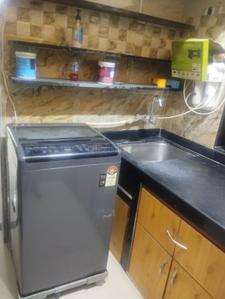 Kitchen Image of 670 Sq.ft 1 BHK Apartment / Flat for rent in Vashi Navi Mumbai for Rs. 40000